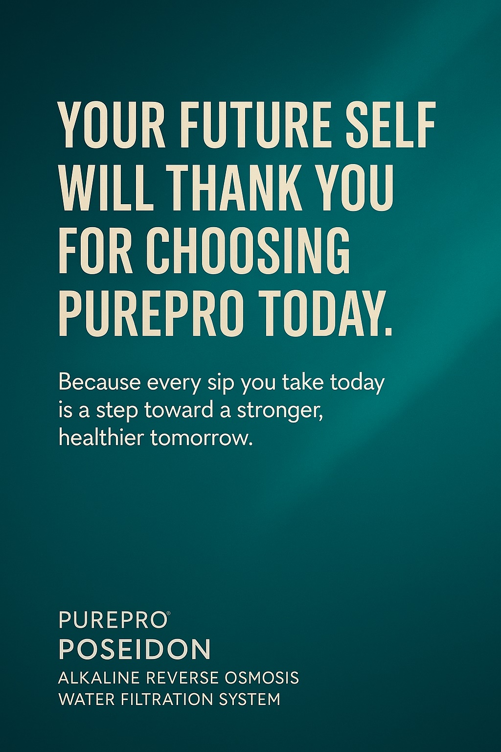 PUREPRO POSEIDON REVERSE OSMOSIS WATER FILTRATION SYSTEM